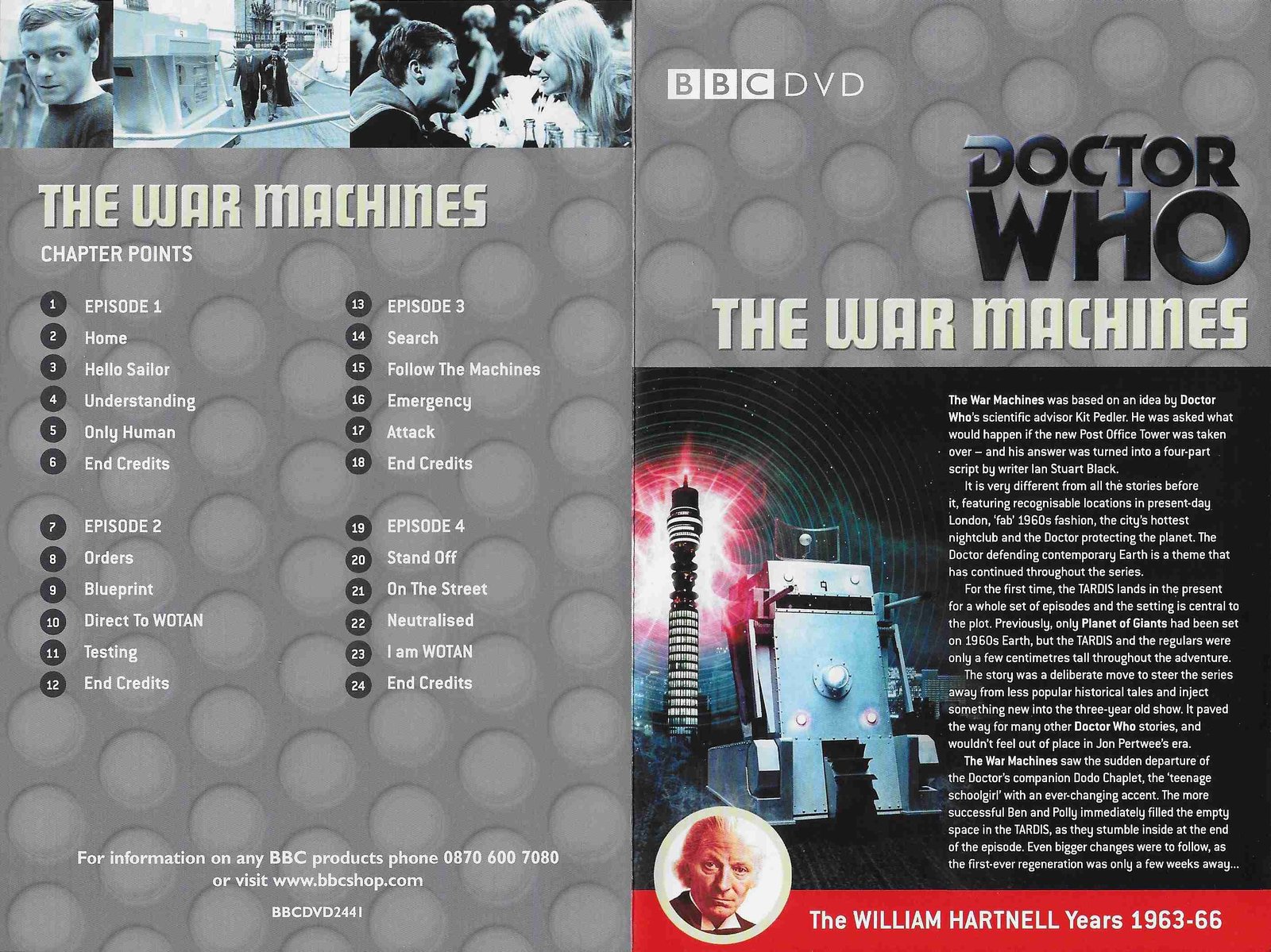Inserts from BBCDVD 2441